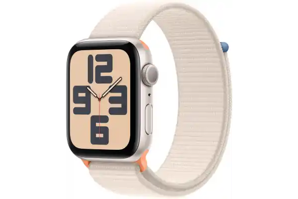 Apple Watch Se 2 Gen 2023/ Gps/ 44Mm/ Caja De Aluminio Blanco Estrella/ Correa Deportiva Loop Blanco Estrella Promoción