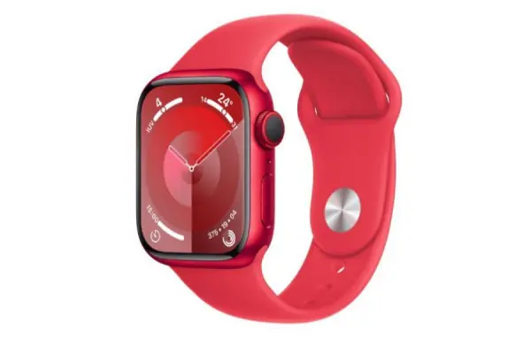 Apple Watch Series 9/ Gps/ Cellular/ 41Mm/ Caja De Aluminio Rojo/ Correa Deportiva Rojo M/L Certificado