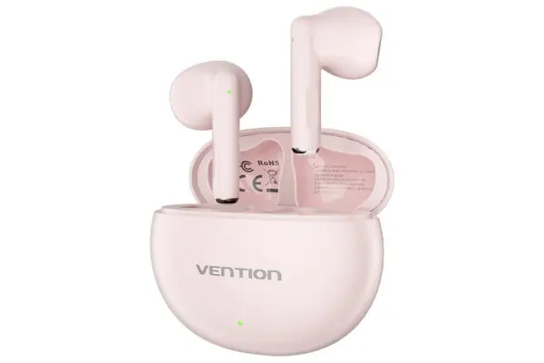 Auriculares Bluetooth Vention Elf 06 Nbkp0 Con Estuche De Carga/ Autonomía 6H/ Rosas Barato