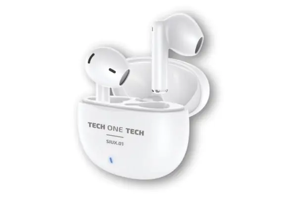 Auriculares Bluetooth Tech One Tech Siux.01 Tec1401/ Con Estuche De Carga/ Autonomía 5H/ Blancos Comprar En Línea