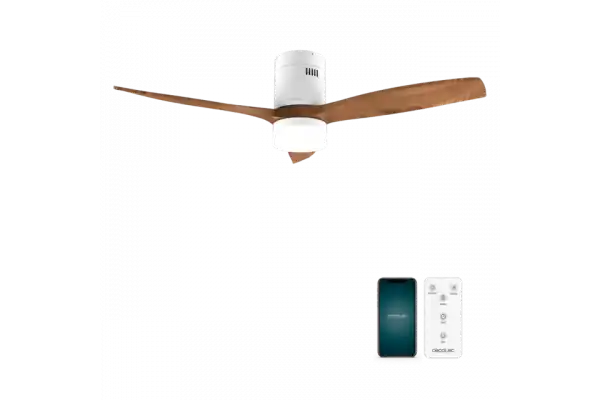Rebajas Ventilador de Techo Cecotec EnergySilence Aero 5600 Aqua WhiteDarkWood Connected