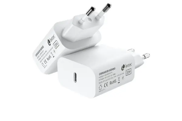 Compra Hoy Cargador De Pared Leotec Lecsph20W1W/ 1Xusb Tipo-C/ 20W