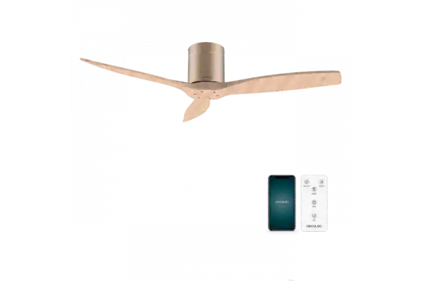 Ventilador de Techo Cecotec EnergySilence Aero 5500 Aqua GoldLightWood Connected Ordenar Ahora Mismo