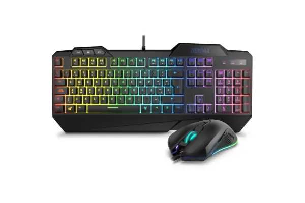 Pack Gaming Krom Krusher/ Teclado Semimecánico + Ratón Imprescindible (Must-Have)