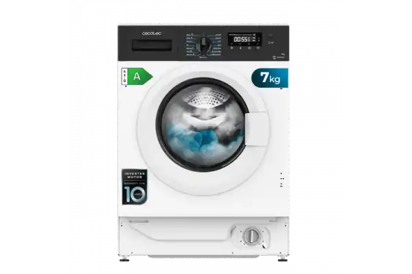 Lavadora Integrable Cecotec Bolero DressCode 740 BI Inverter A 7Kg 1350Rpm + entrega incluida Envío Exprés