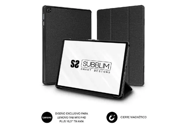 Funda Subblim Shock Case Cst-5Sc110 Para Tablet Lenovo M10 Fhd Plus Tb-X606 De 10.3‘/ Negra Liquidación