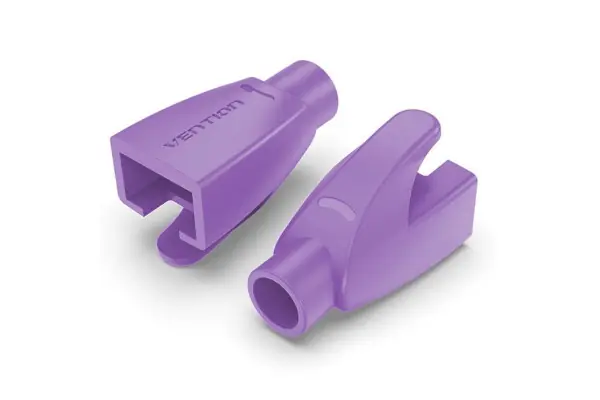 Funda Protectora Rj45 Vention Iodv0-100/ 100 Uds/ Morado Promoción Exclusiva