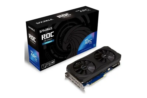 Tarjeta Gráfica Sparkle Intel Arc A770 Roc Oc/ 16Gb Gddr6 Novedad