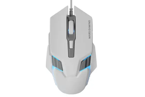 Pago Seguro Ratón Gaming Mars Gaming Mm024/ Hasta 4000 Dpi/ Blanco