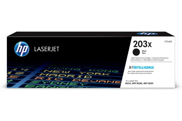 Tóner Original Hp Nº203X Xl Alta Capacidad/ Negro Disponible Ahora