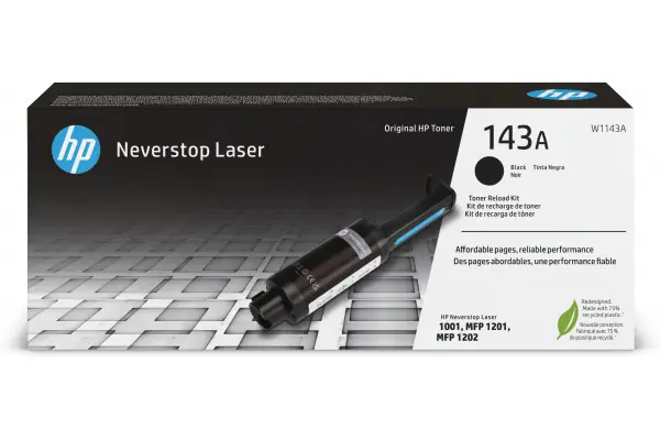 Entrega Rápida Kit De Recarga Tóner Original Nº143A/ Negro