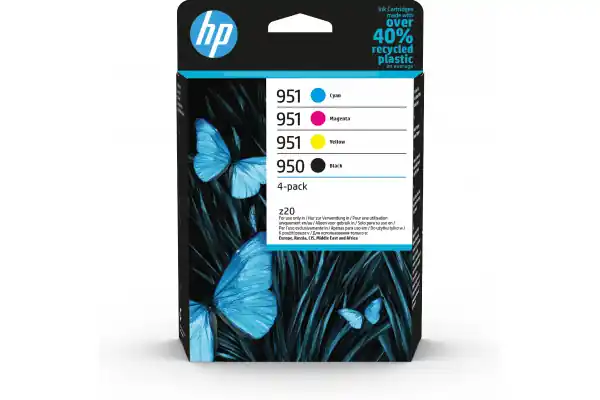Envío Exprés Cartucho De Tinta Original Hp Nº950 + Nº951 Cian/ Magenta/ Amarillo/ Negro