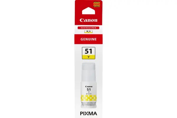 Botella De Tinta Original Canon Gi-51/ Amarillo Precio Económico