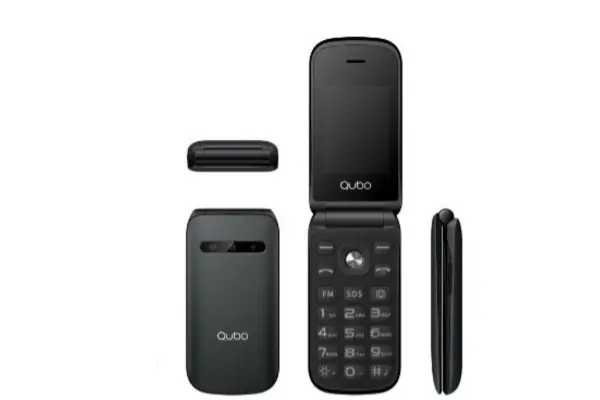 No Te Lo Pierdas Teléfono Móvil Qubo X-209Bkmkii Para Personas Mayores/ Negro