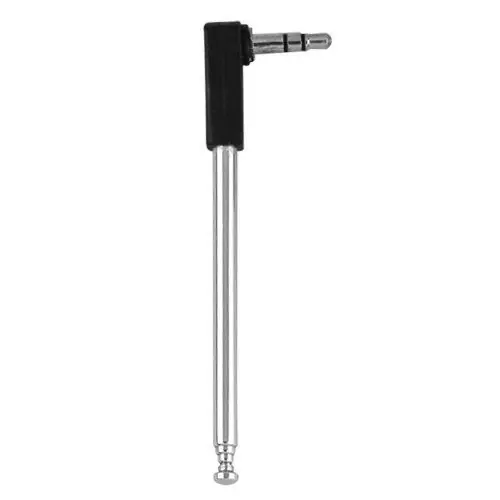 Antena Retractil Radio FM Jack 3.5 Mm Gris Precio Rebajado