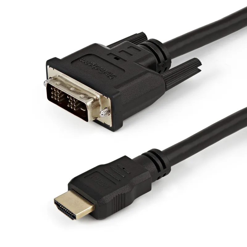 Entrega Rápida Cable DVI-D 18+1 A HDMI Macho 2 M Negro