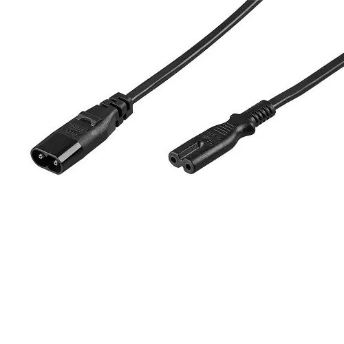 Popular Cable De Alimentacion Extensor C7 A C8 2 M Negro