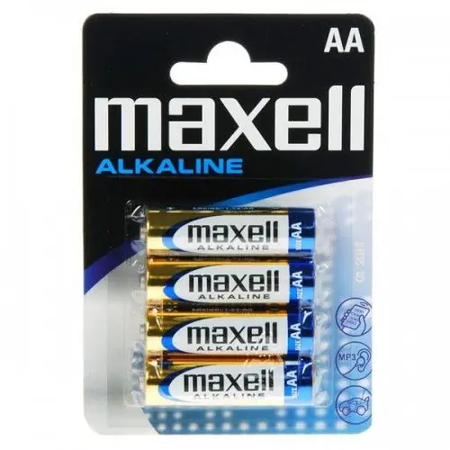 Oferta Pila Maxell MN1500 LR6-AA 1.5 V Pack 4 Pilas
