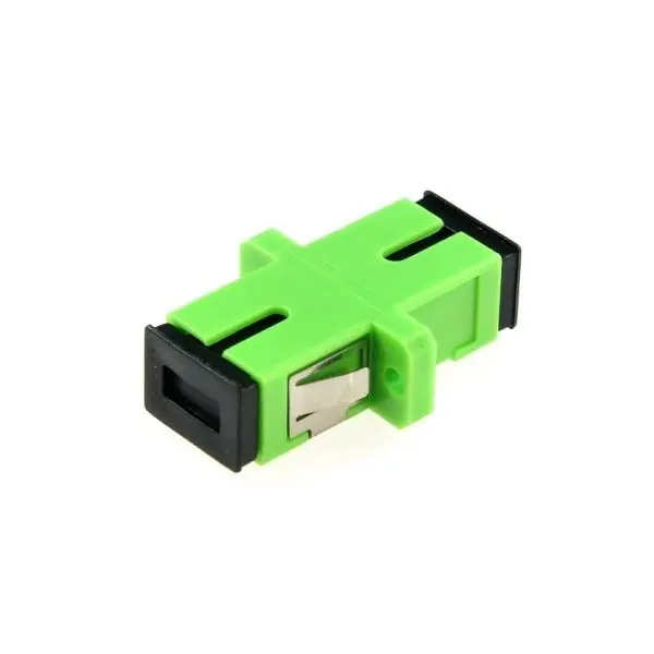 Acoplador De Fibra Optica SC-APC Monomodo Simplex Verde Precio De Fábrica