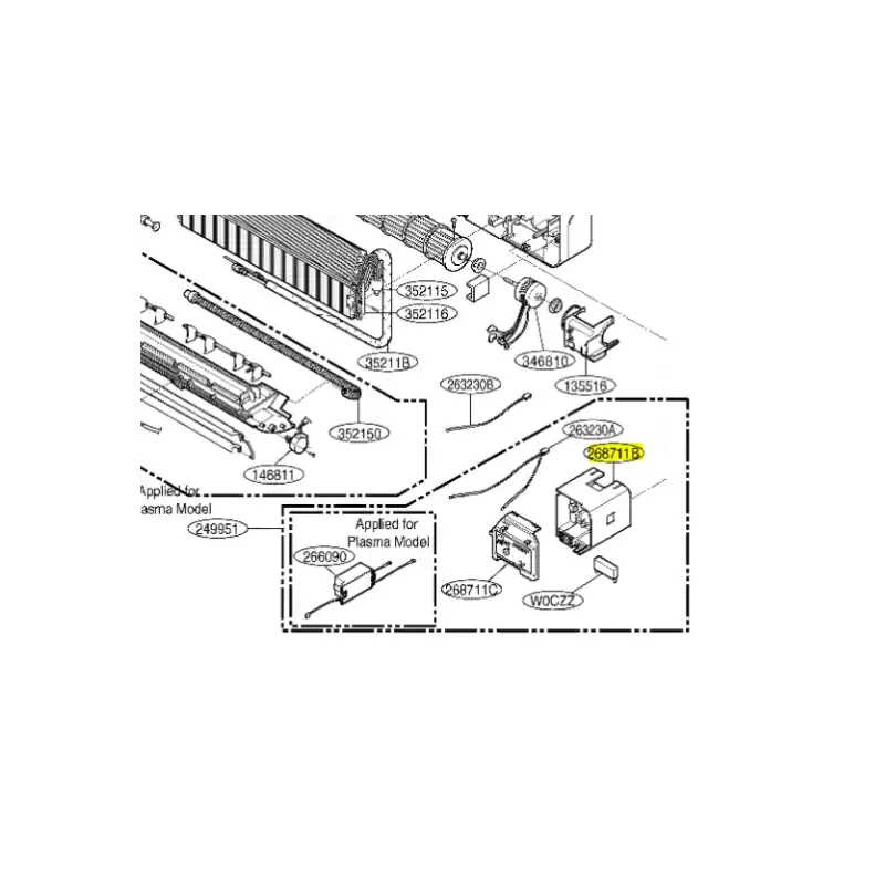 Certificado PWB(PCB) ASSEMBLY,MAIN(DC) 6871A20440L