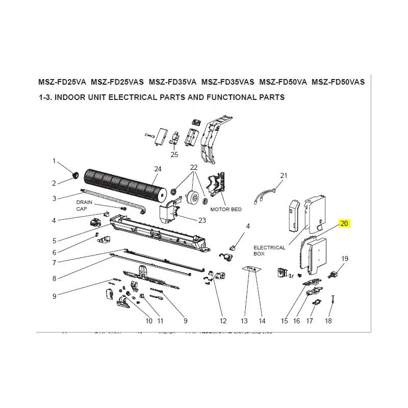 ELECTRONIC CONTROL P.C. BOARD MITSUBISHI 209804 Mejor Precio